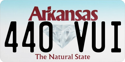 AR license plate 440VUI