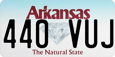 AR license plate 440VUJ