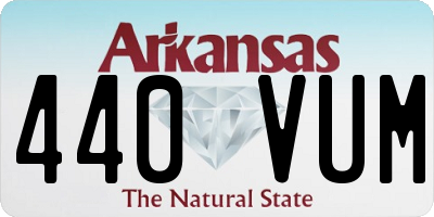 AR license plate 440VUM