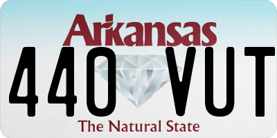 AR license plate 440VUT