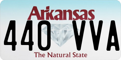 AR license plate 440VVA