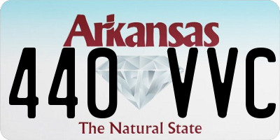 AR license plate 440VVC