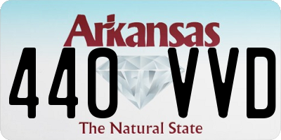 AR license plate 440VVD