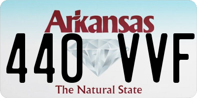 AR license plate 440VVF