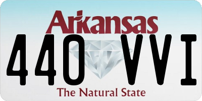 AR license plate 440VVI