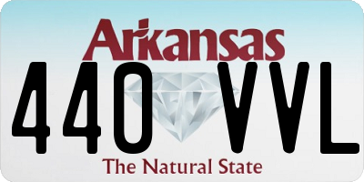 AR license plate 440VVL