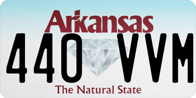 AR license plate 440VVM