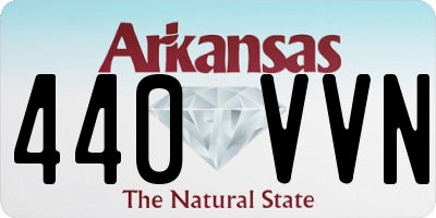 AR license plate 440VVN