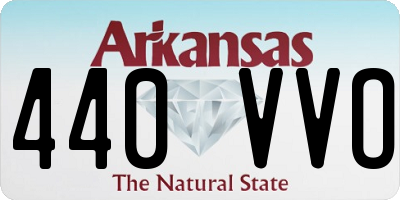 AR license plate 440VVO