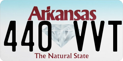 AR license plate 440VVT