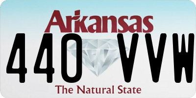 AR license plate 440VVW
