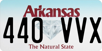AR license plate 440VVX