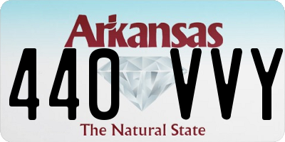 AR license plate 440VVY