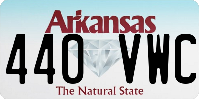 AR license plate 440VWC