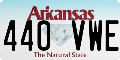 AR license plate 440VWE