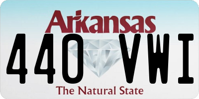 AR license plate 440VWI