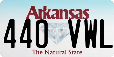 AR license plate 440VWL