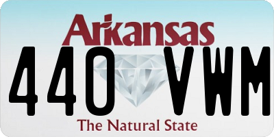 AR license plate 440VWM