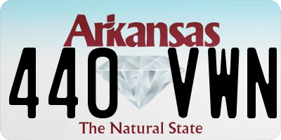 AR license plate 440VWN