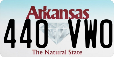 AR license plate 440VWO