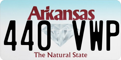 AR license plate 440VWP