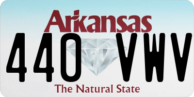 AR license plate 440VWV