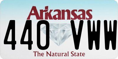AR license plate 440VWW