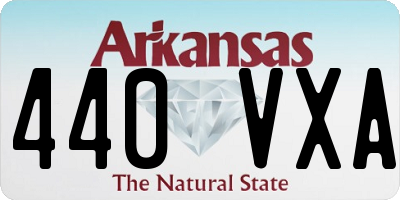 AR license plate 440VXA