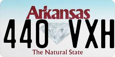 AR license plate 440VXH