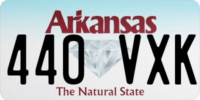 AR license plate 440VXK