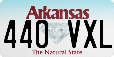 AR license plate 440VXL