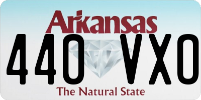 AR license plate 440VXO