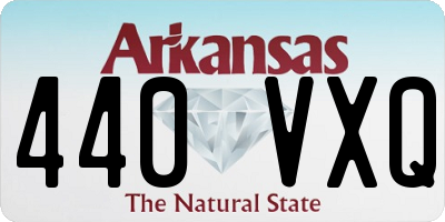 AR license plate 440VXQ