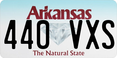 AR license plate 440VXS