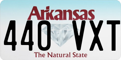 AR license plate 440VXT