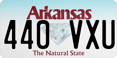 AR license plate 440VXU
