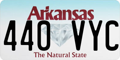 AR license plate 440VYC