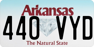 AR license plate 440VYD