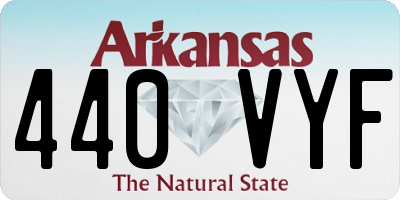 AR license plate 440VYF