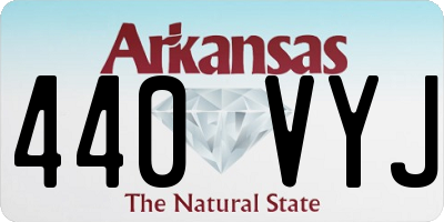 AR license plate 440VYJ