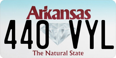 AR license plate 440VYL