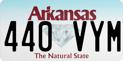AR license plate 440VYM