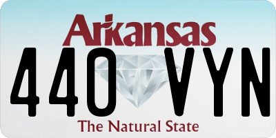 AR license plate 440VYN