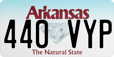 AR license plate 440VYP
