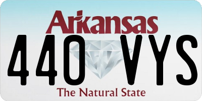 AR license plate 440VYS
