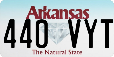 AR license plate 440VYT