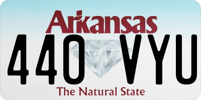 AR license plate 440VYU