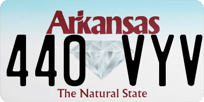 AR license plate 440VYV