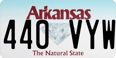 AR license plate 440VYW