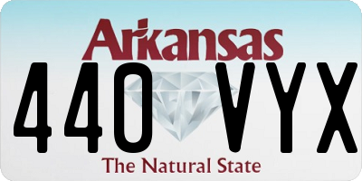 AR license plate 440VYX